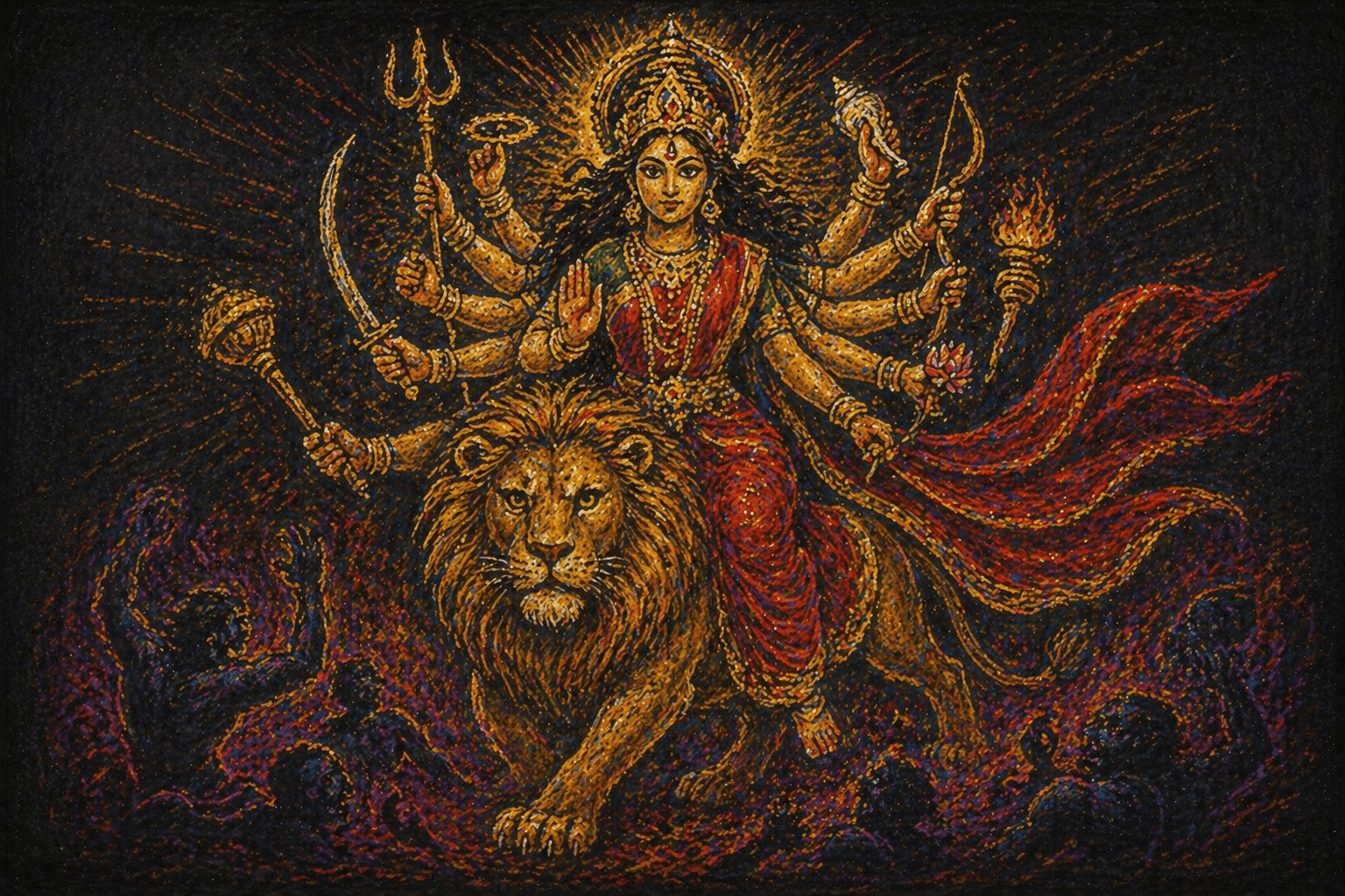 Illustration for Navaratri